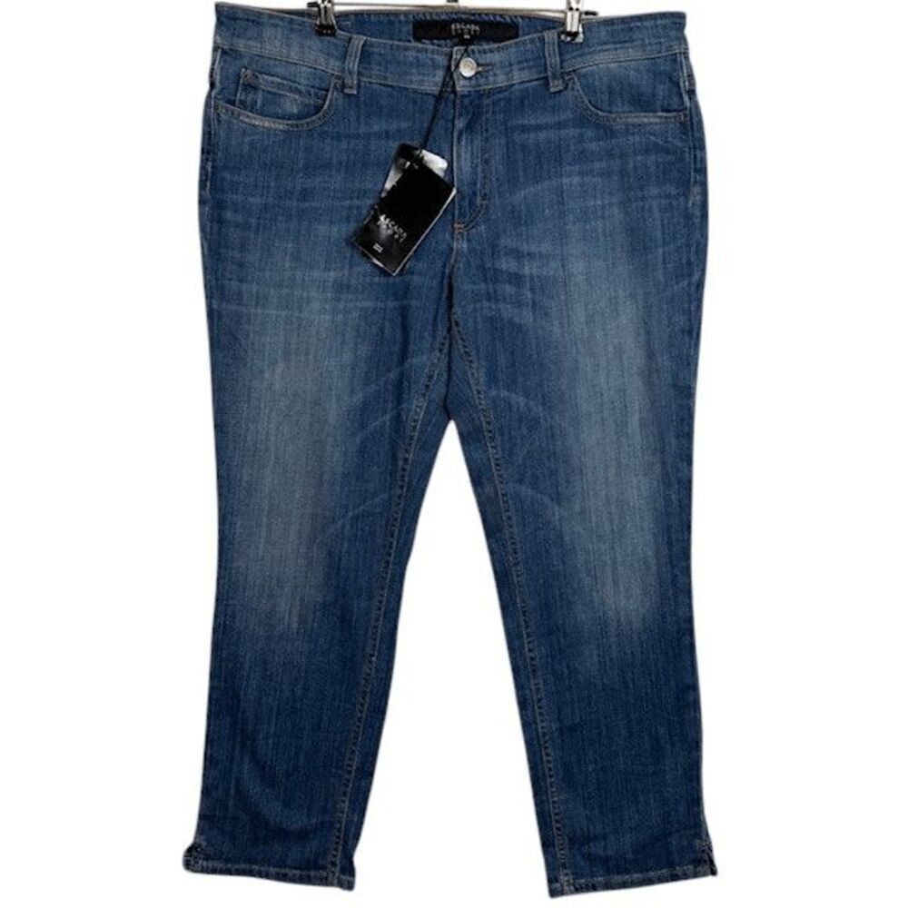 NWT Escada Sport‎ Jeans Cropped Stretch Size 14 (EU 44)